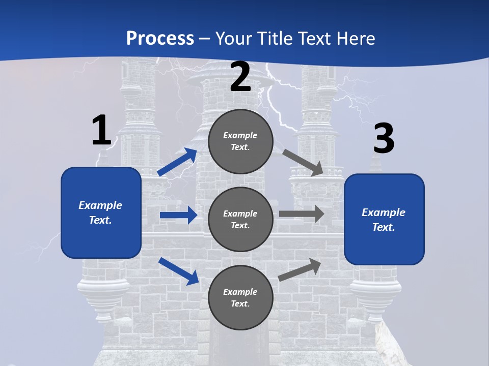 Castle Colors Wizard PowerPoint Template