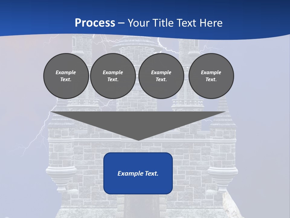 Castle Colors Wizard PowerPoint Template