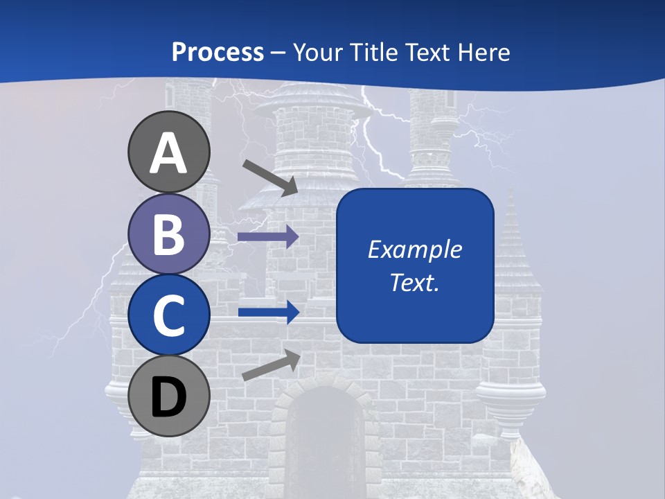 Castle Colors Wizard PowerPoint Template