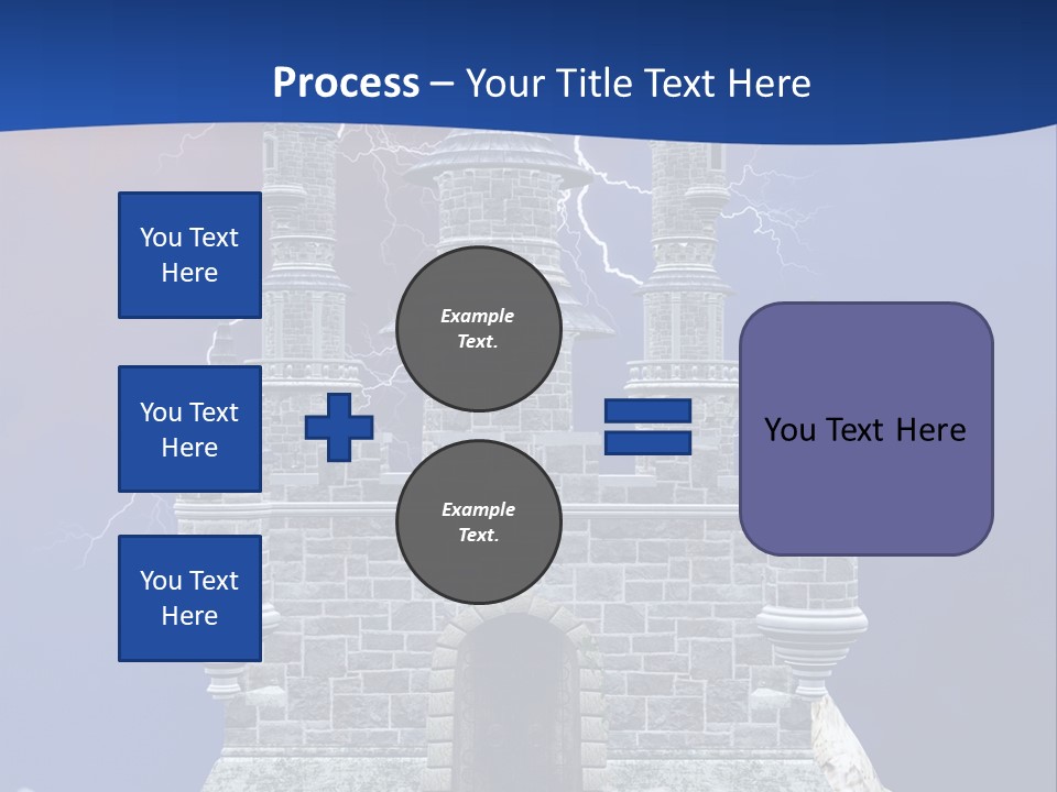 Castle Colors Wizard PowerPoint Template