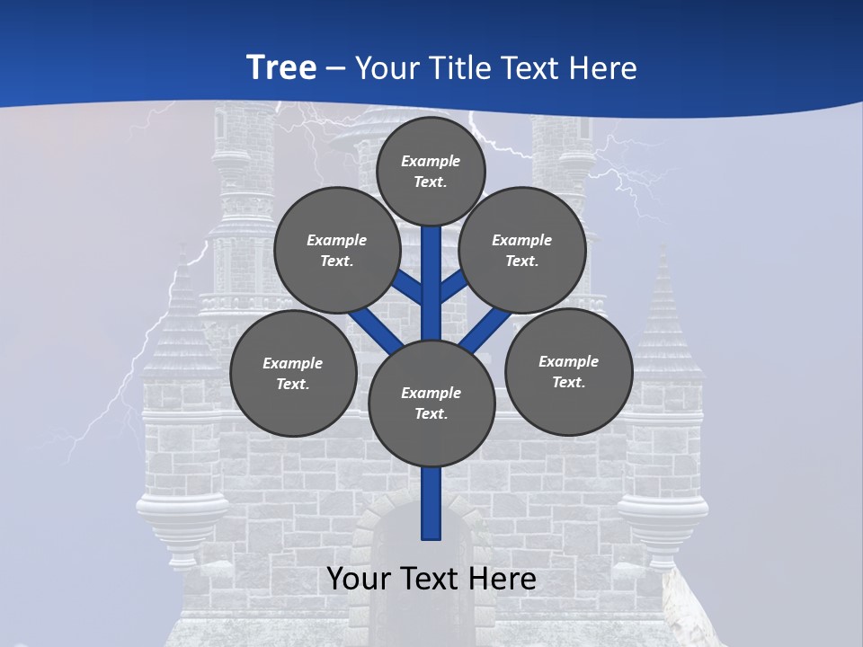 Castle Colors Wizard PowerPoint Template