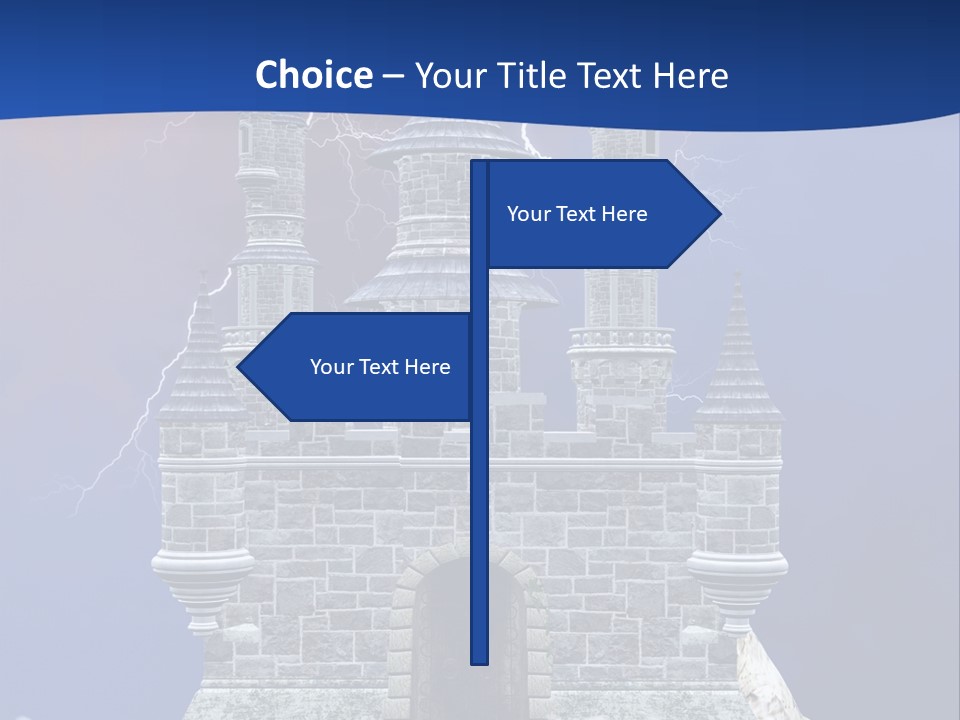 Castle Colors Wizard PowerPoint Template