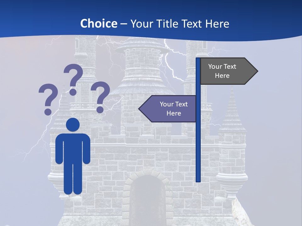 Castle Colors Wizard PowerPoint Template
