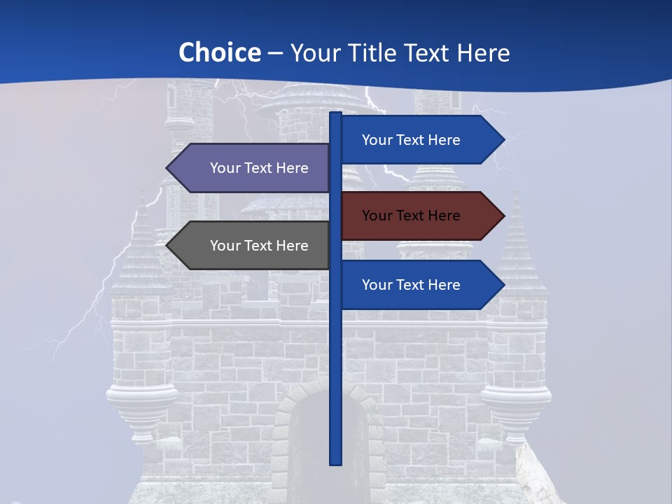 Castle Colors Wizard PowerPoint Template