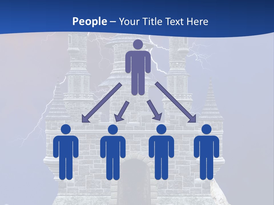 Castle Colors Wizard PowerPoint Template