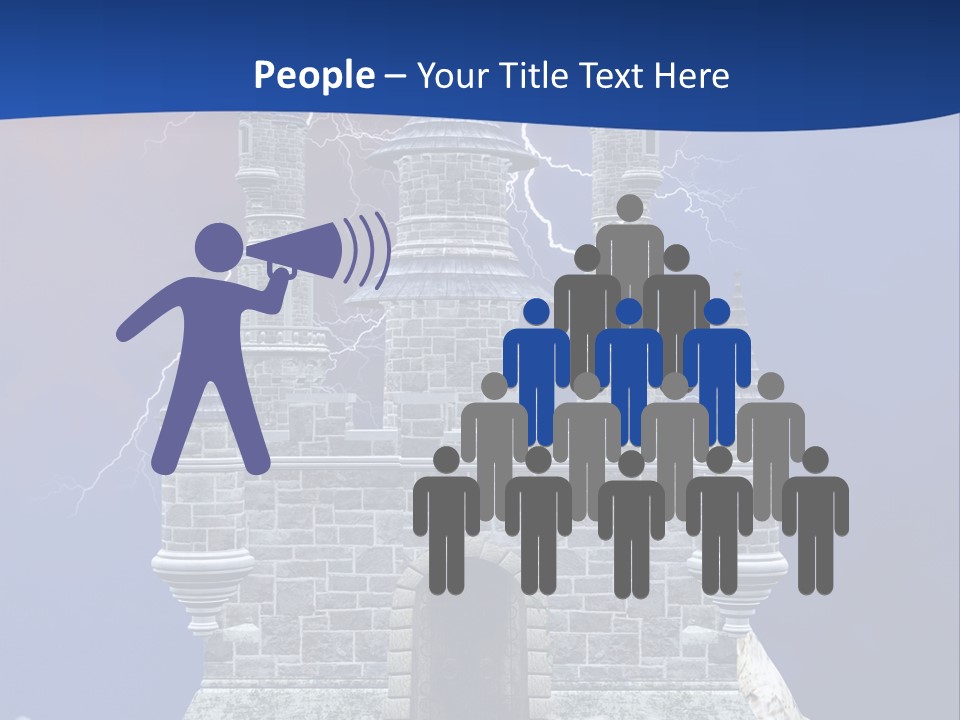 Castle Colors Wizard PowerPoint Template