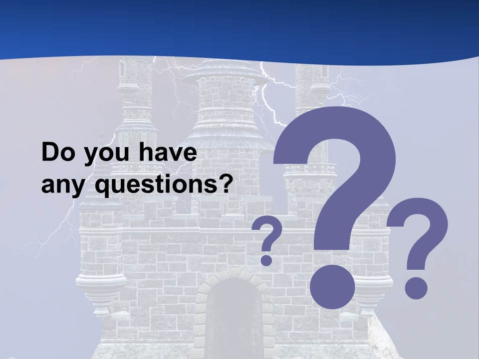 Castle Colors Wizard PowerPoint Template