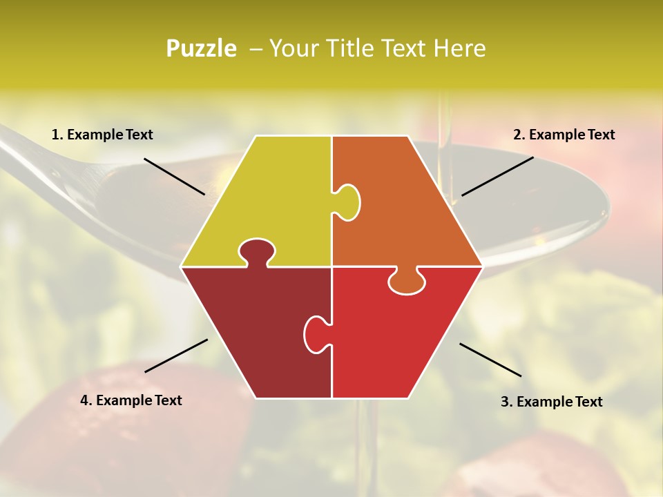 Freshly Spice Goldencoloured PowerPoint Template