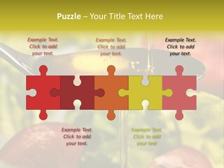 Freshly Spice Goldencoloured PowerPoint Template