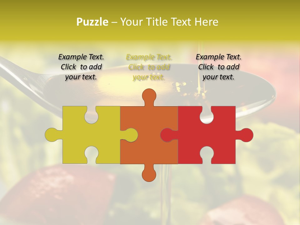 Freshly Spice Goldencoloured PowerPoint Template