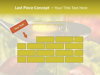 Freshly Spice Goldencoloured PowerPoint Template
