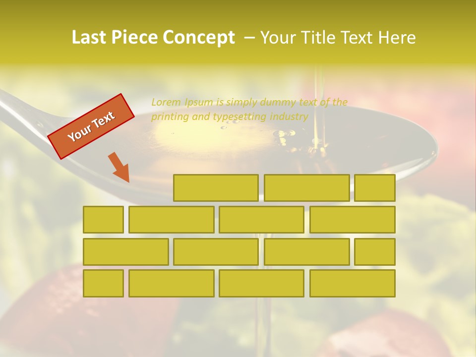 Freshly Spice Goldencoloured PowerPoint Template