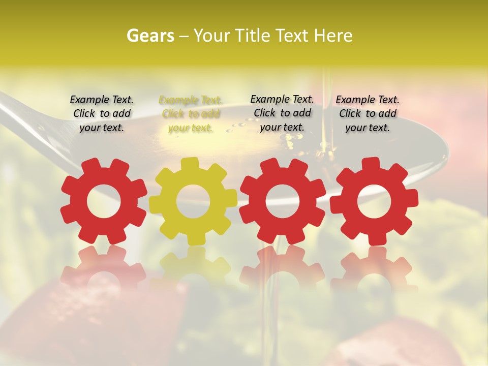 Freshly Spice Goldencoloured PowerPoint Template