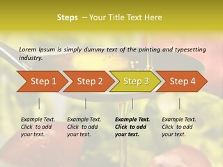 Freshly Spice Goldencoloured PowerPoint Template