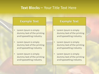 Freshly Spice Goldencoloured PowerPoint Template