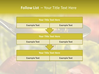 Freshly Spice Goldencoloured PowerPoint Template