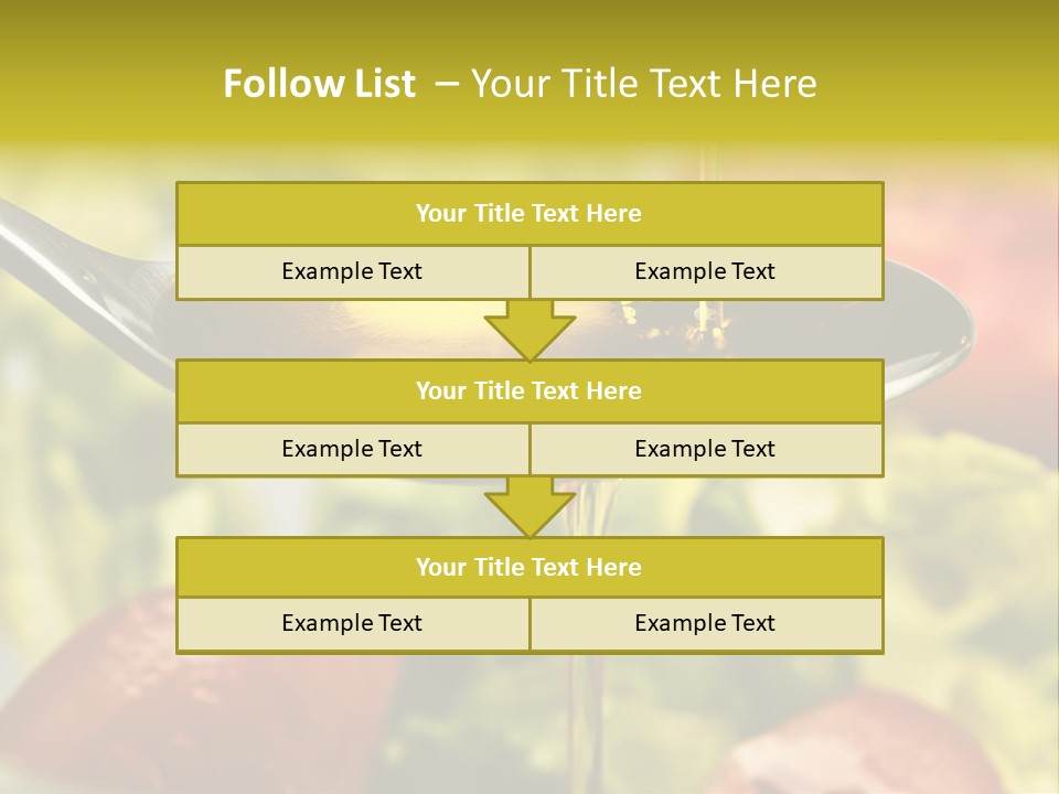 Freshly Spice Goldencoloured PowerPoint Template