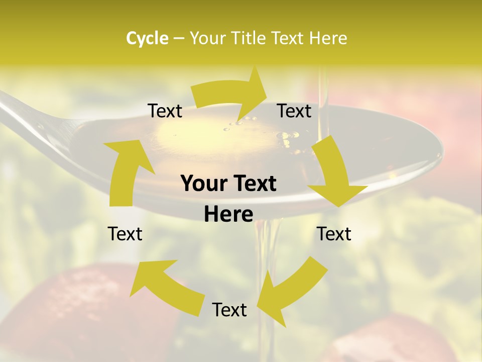 Freshly Spice Goldencoloured PowerPoint Template