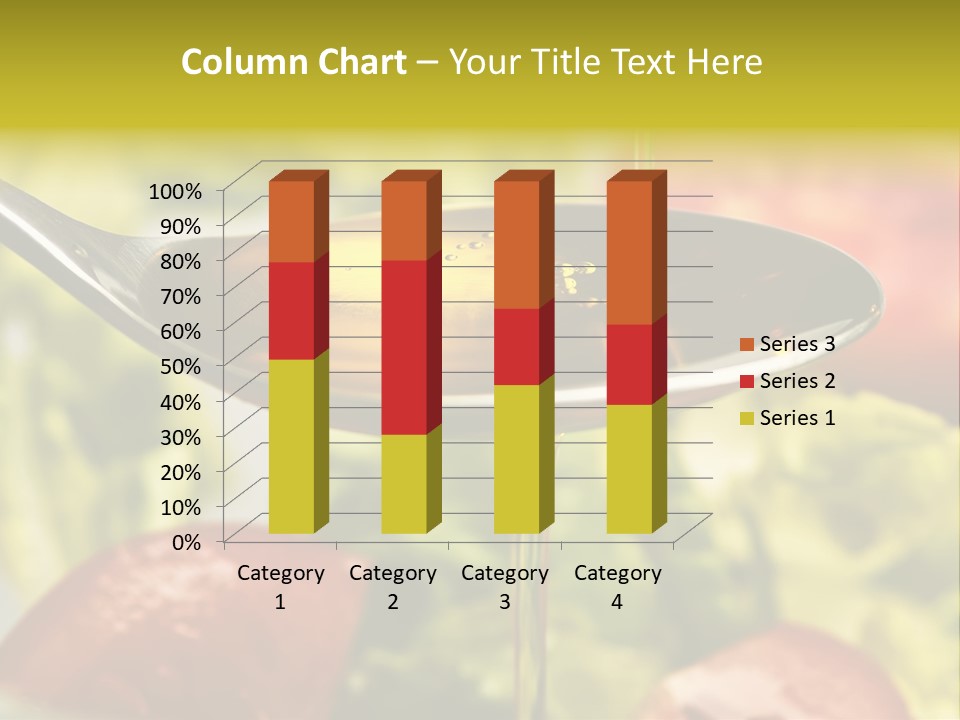 Freshly Spice Goldencoloured PowerPoint Template