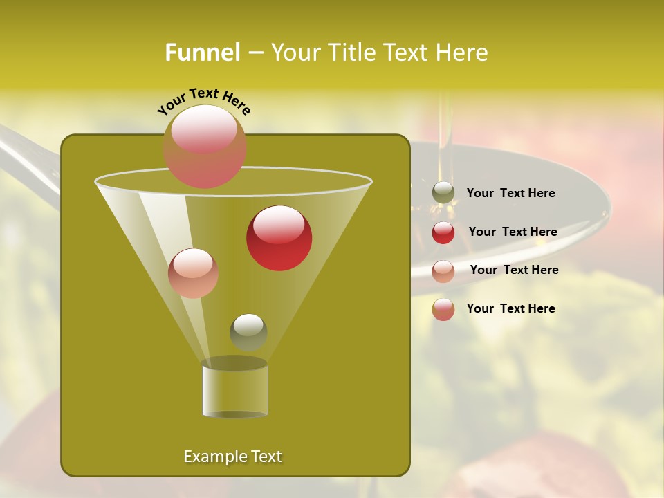 Freshly Spice Goldencoloured PowerPoint Template