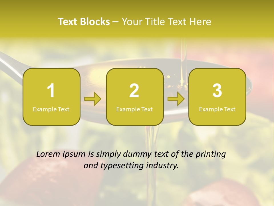 Freshly Spice Goldencoloured PowerPoint Template