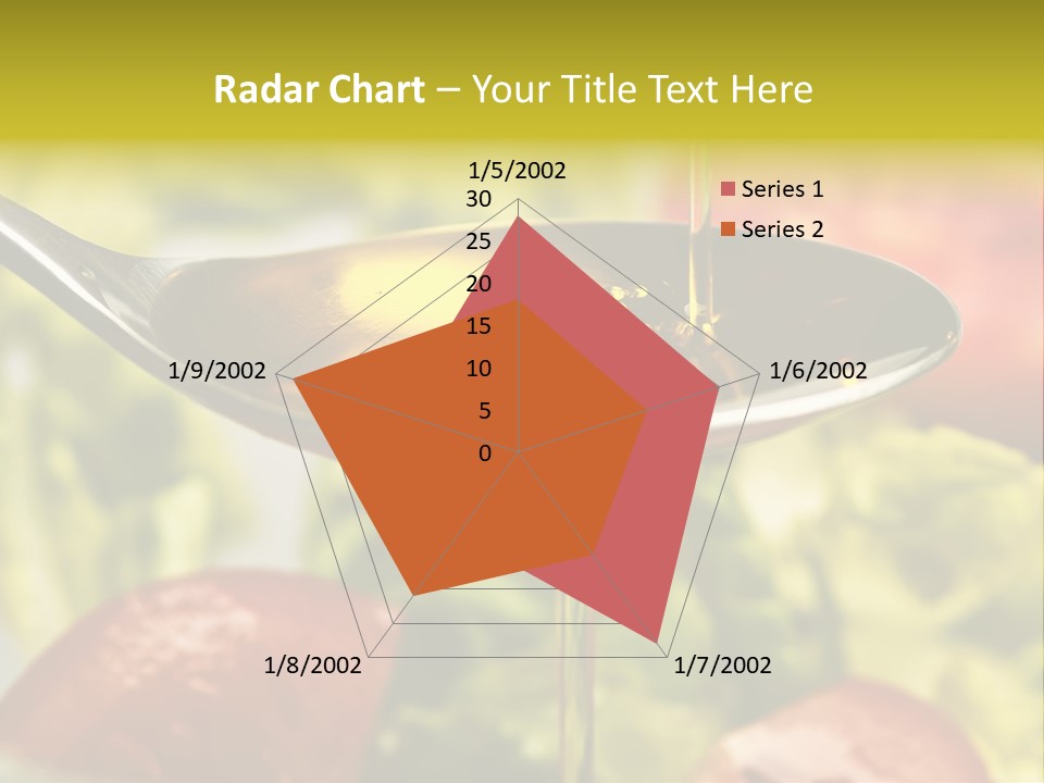 Freshly Spice Goldencoloured PowerPoint Template