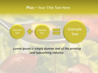 Freshly Spice Goldencoloured PowerPoint Template