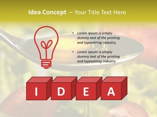 Freshly Spice Goldencoloured PowerPoint Template