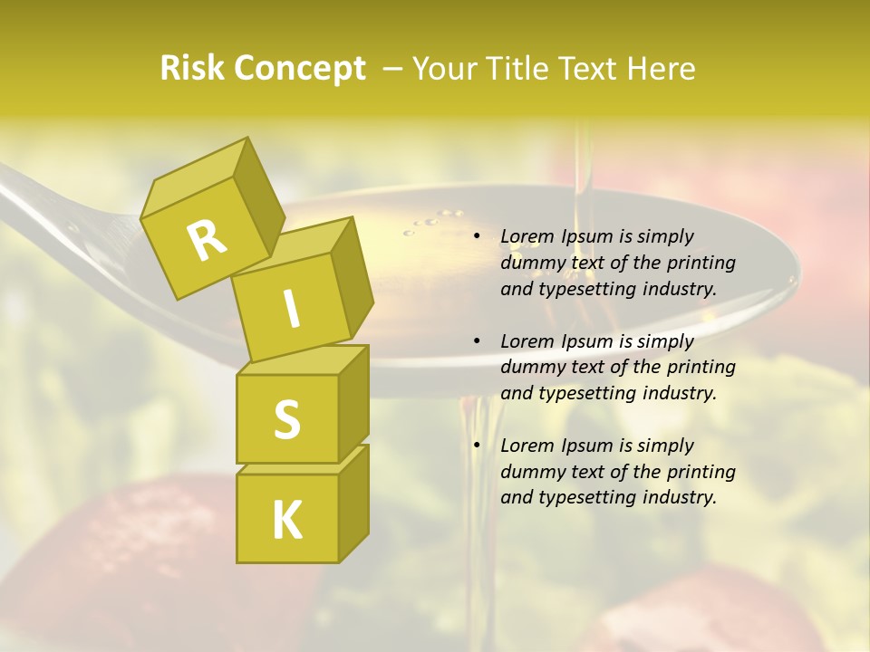 Freshly Spice Goldencoloured PowerPoint Template