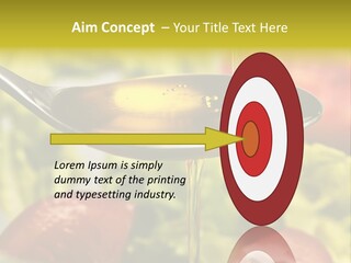 Freshly Spice Goldencoloured PowerPoint Template