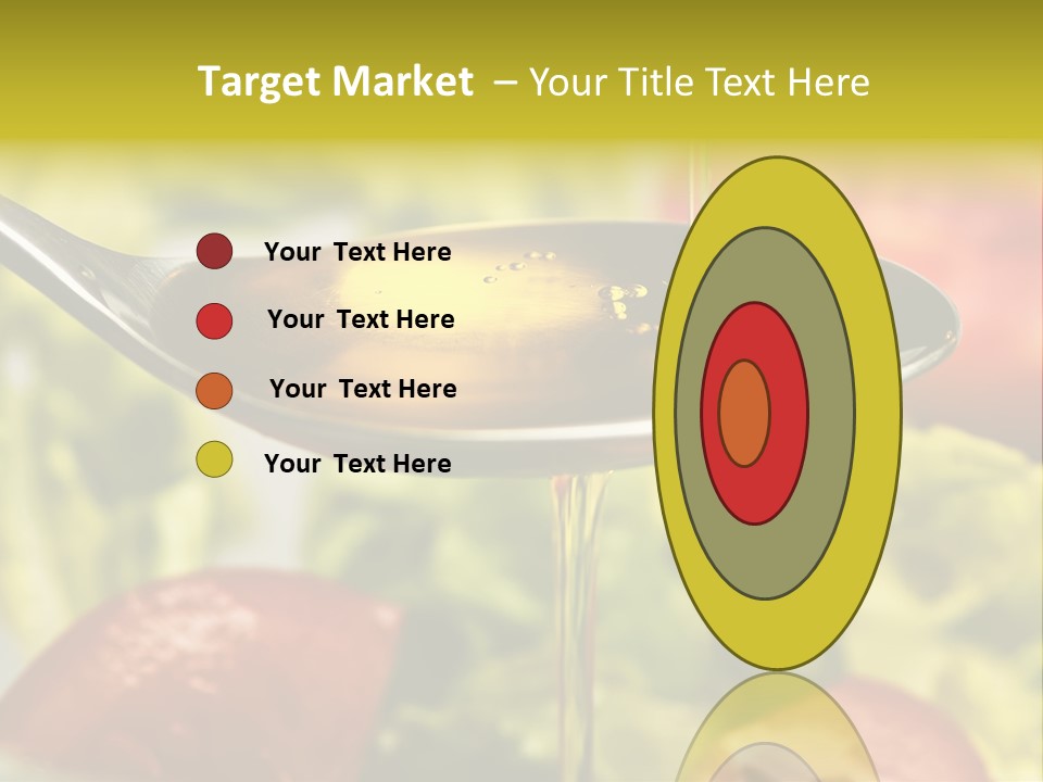 Freshly Spice Goldencoloured PowerPoint Template