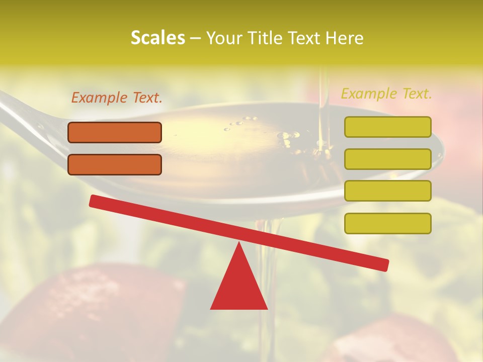 Freshly Spice Goldencoloured PowerPoint Template