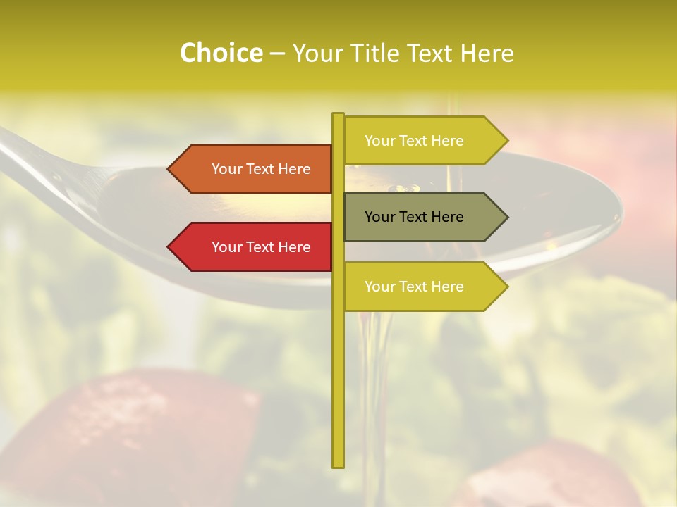 Freshly Spice Goldencoloured PowerPoint Template