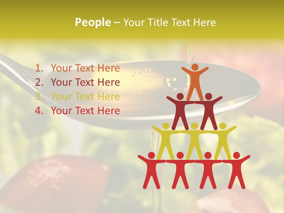 Freshly Spice Goldencoloured PowerPoint Template