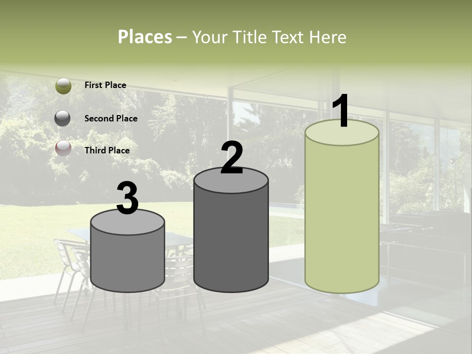 Table Space Minimal PowerPoint Template