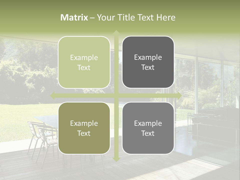 Table Space Minimal PowerPoint Template