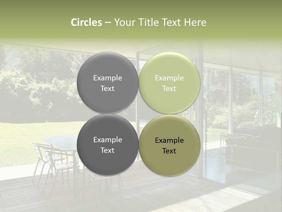 Table Space Minimal PowerPoint Template