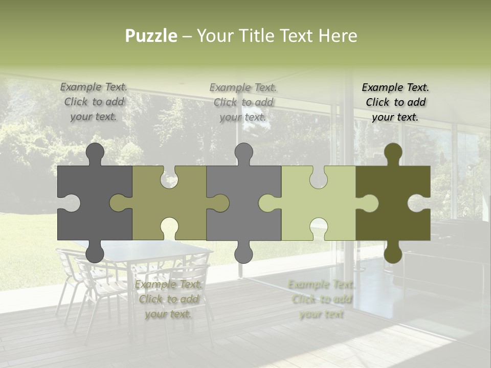 Table Space Minimal PowerPoint Template