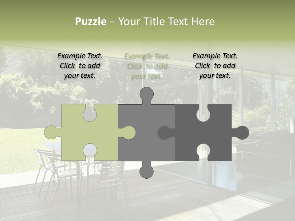 Table Space Minimal PowerPoint Template