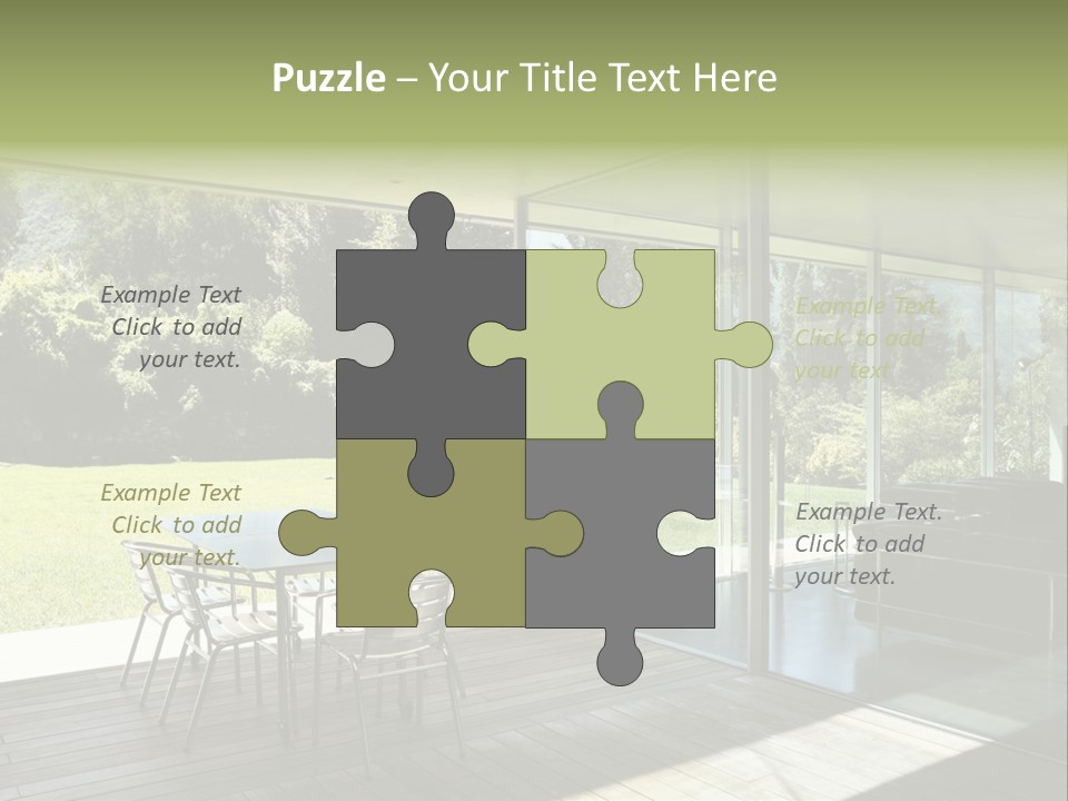 Table Space Minimal PowerPoint Template