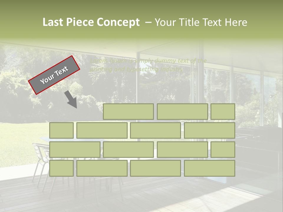 Table Space Minimal PowerPoint Template