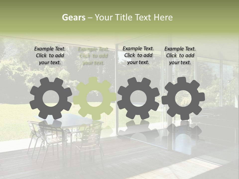 Table Space Minimal PowerPoint Template