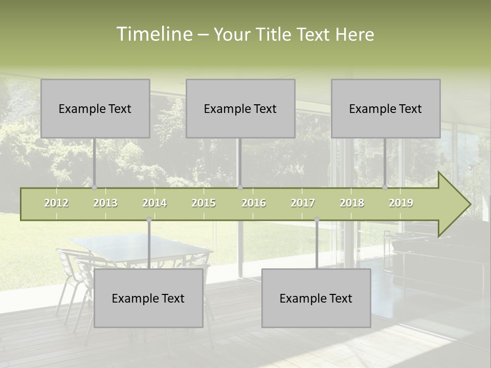 Table Space Minimal PowerPoint Template