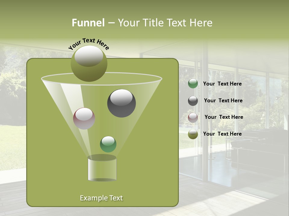 Table Space Minimal PowerPoint Template