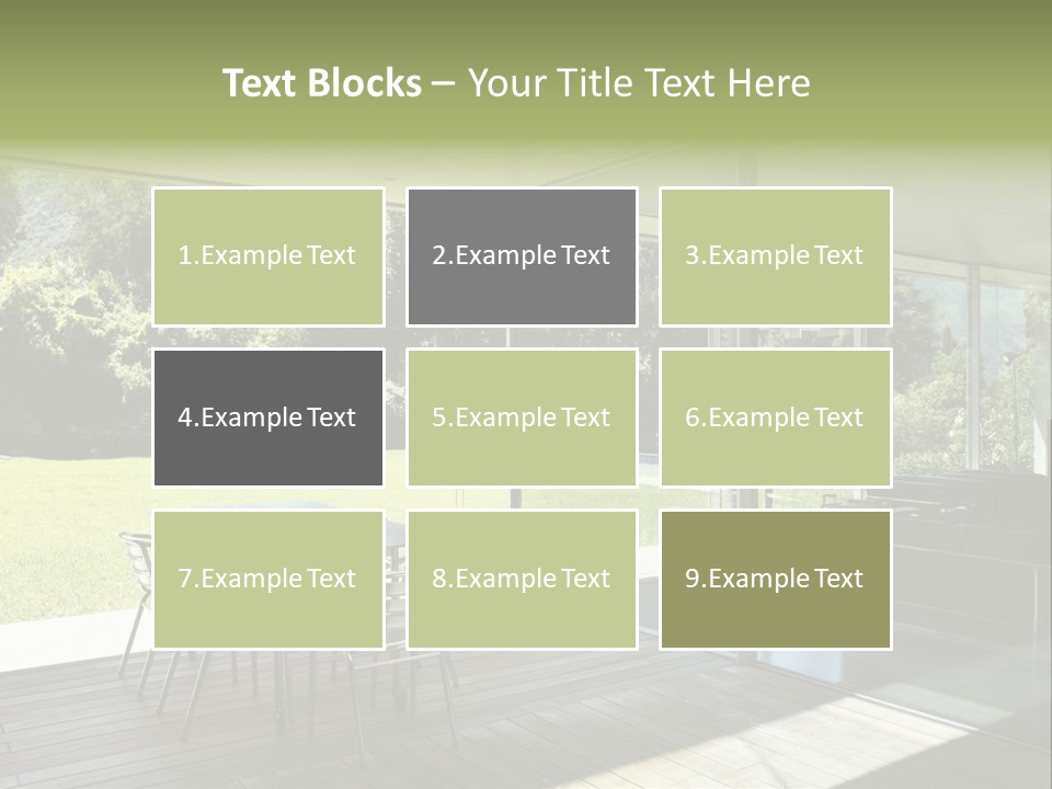 Table Space Minimal PowerPoint Template