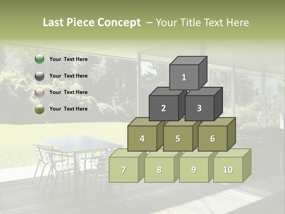 Table Space Minimal PowerPoint Template