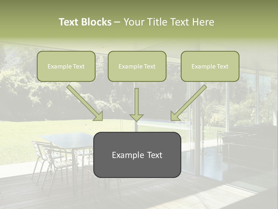 Table Space Minimal PowerPoint Template
