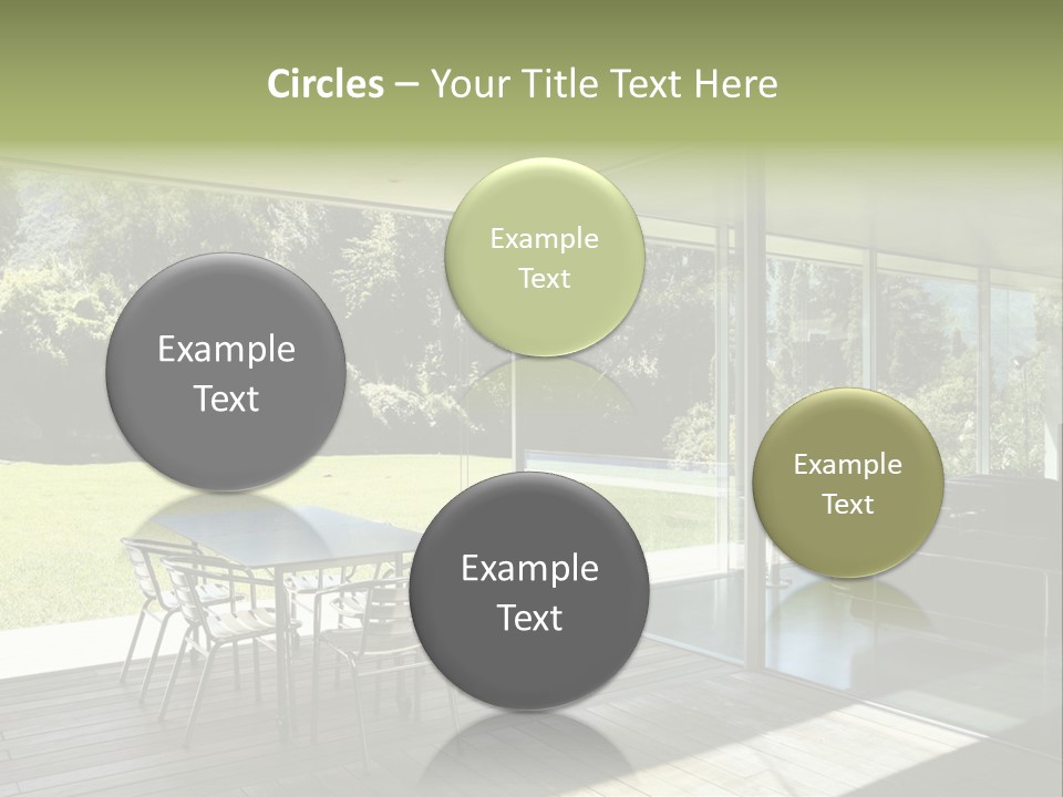 Table Space Minimal PowerPoint Template