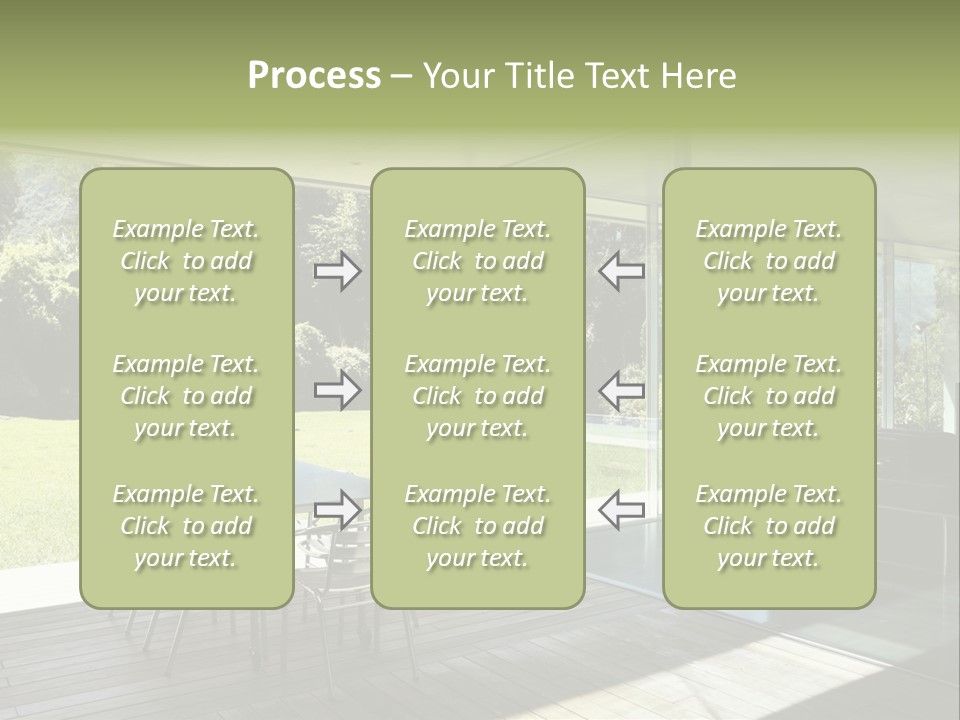 Table Space Minimal PowerPoint Template