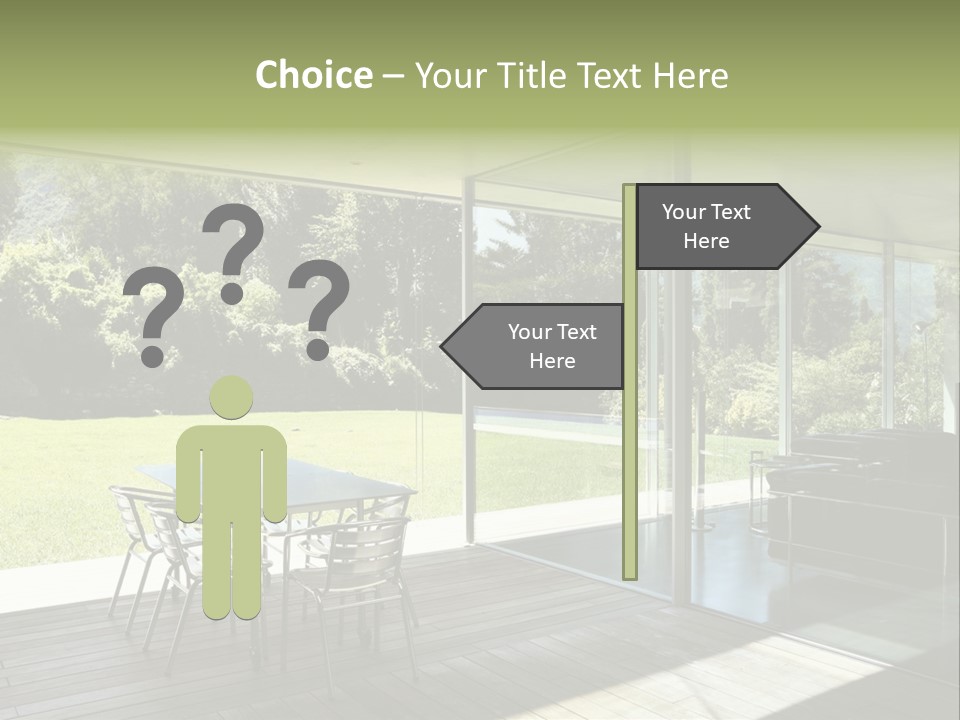 Table Space Minimal PowerPoint Template